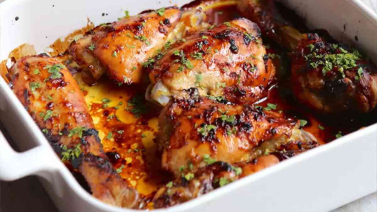 Cuisses de poulet au four 