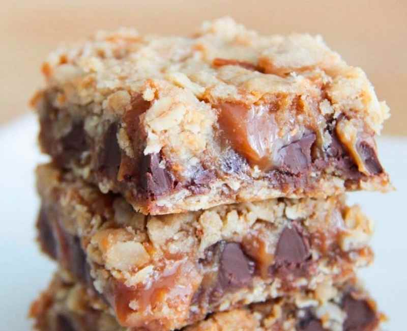 Recette de carrés caramel