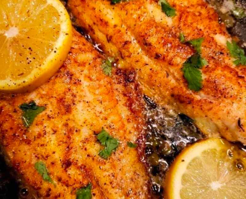 Filets de Poisson Poêlés