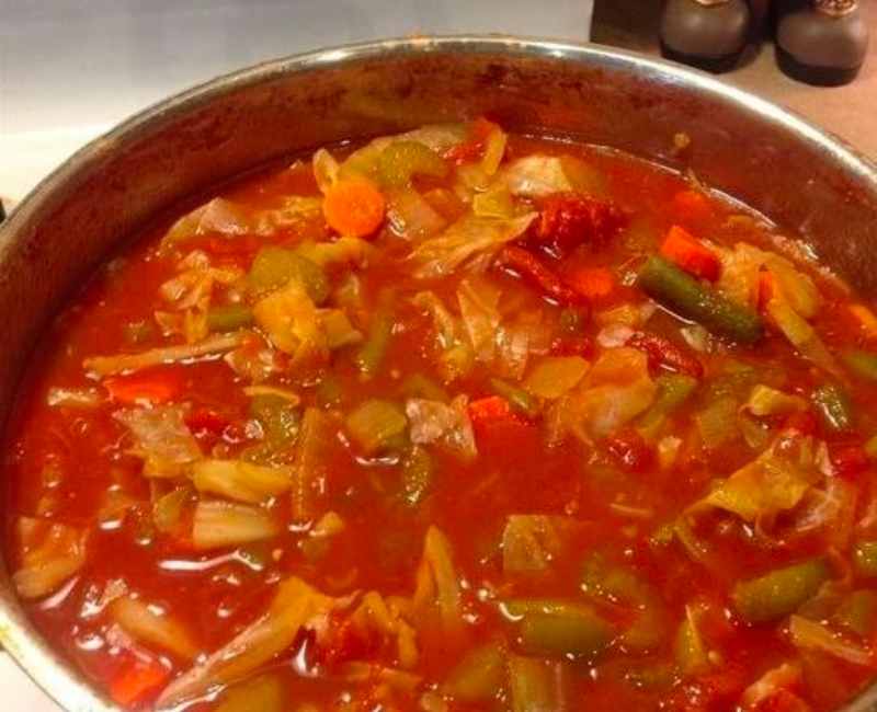 Soupe de chou épicée