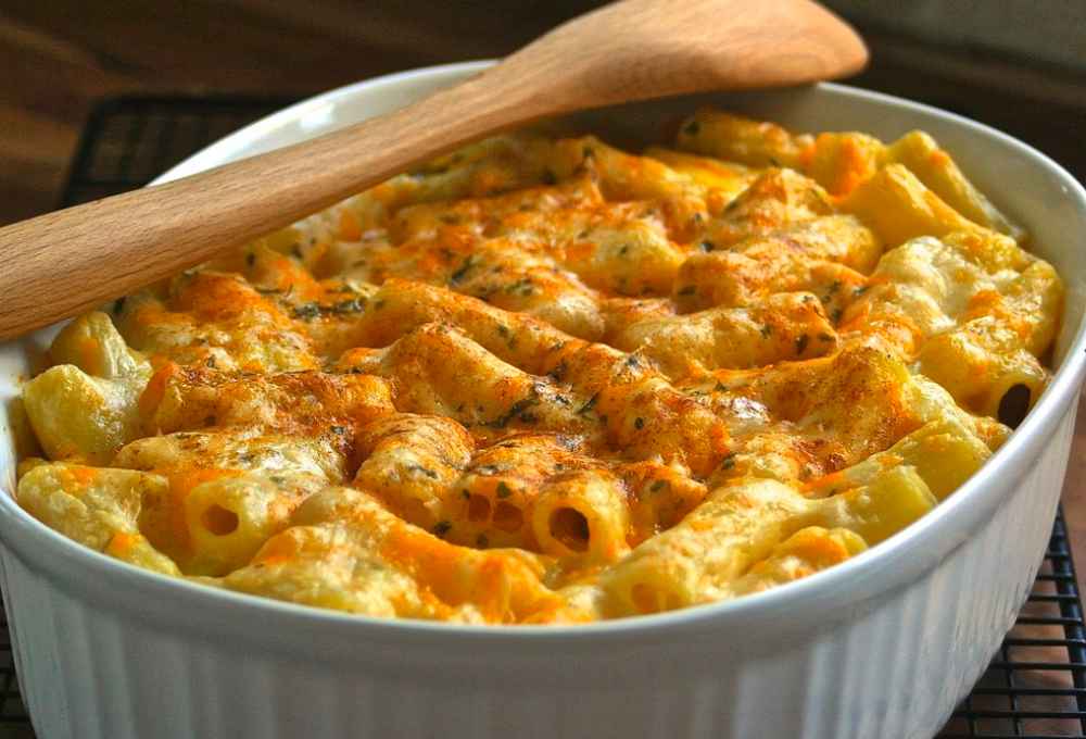 Recette de Macaroni au Fromage Parmesan à l'Ail
