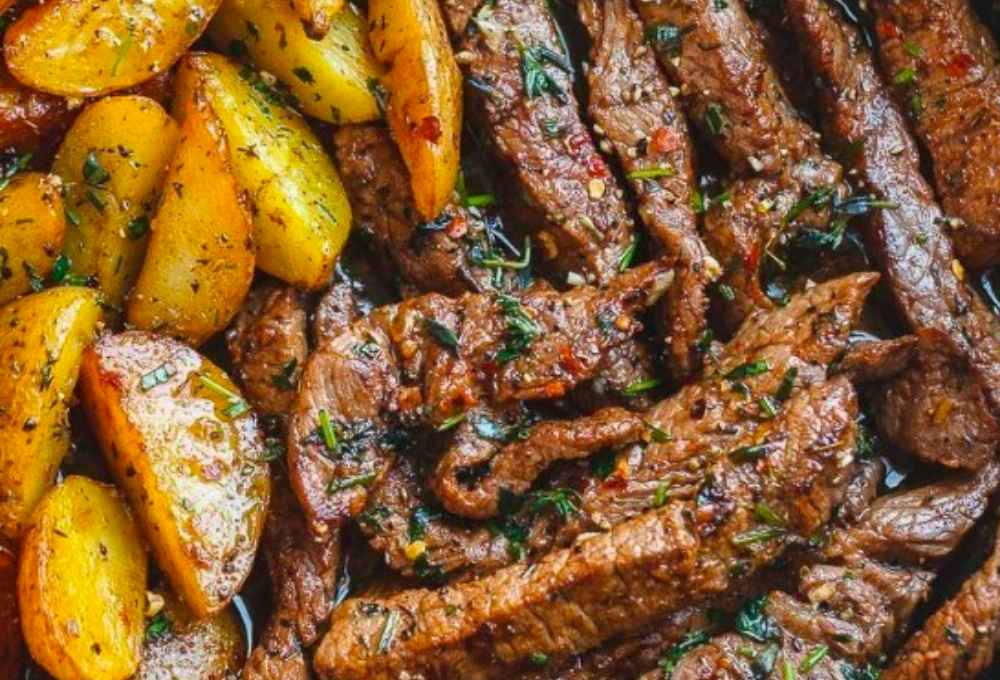 Steak au Beurre d'Ail