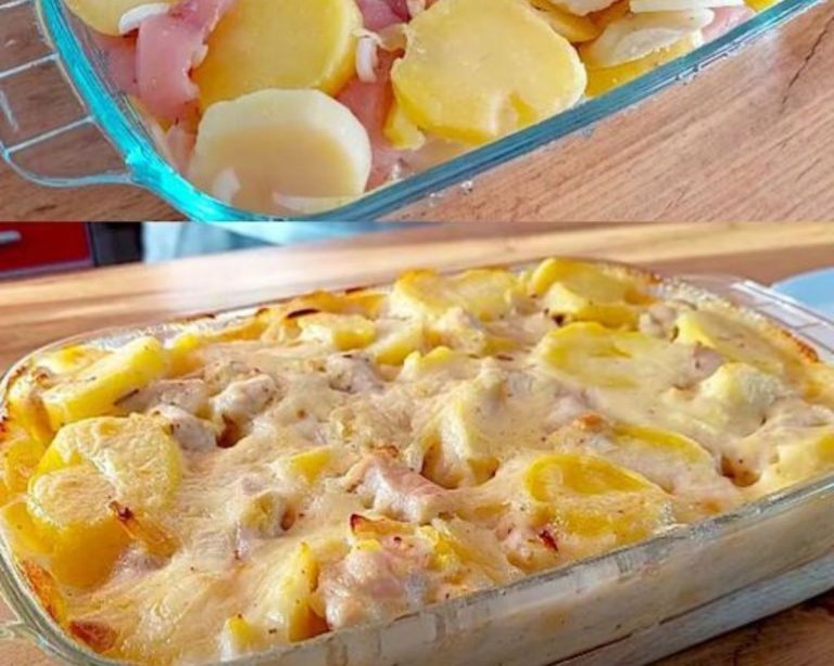 Casserole de pommes de terre et poulet