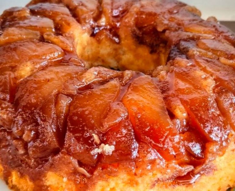 Gâteau renversé aux pommes