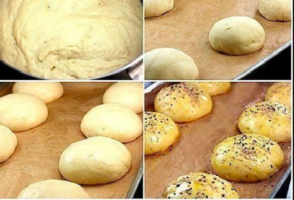 Pain à hamburger maison moelleux