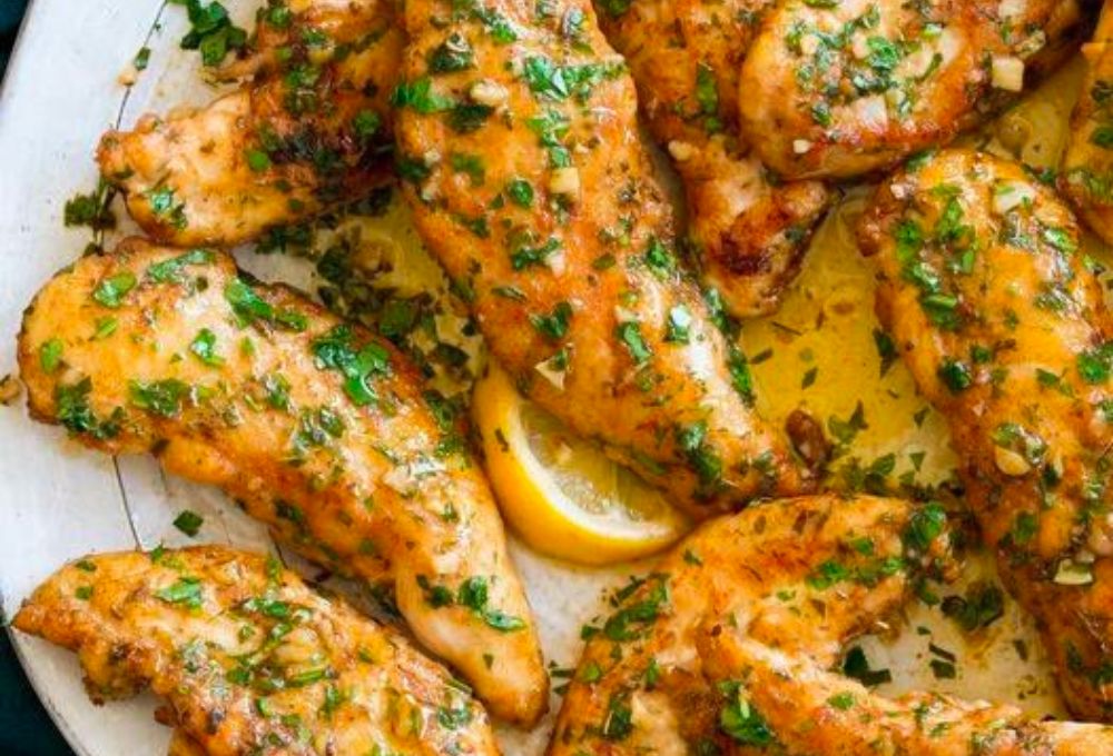Recette de filets de poulet au beurre citronné