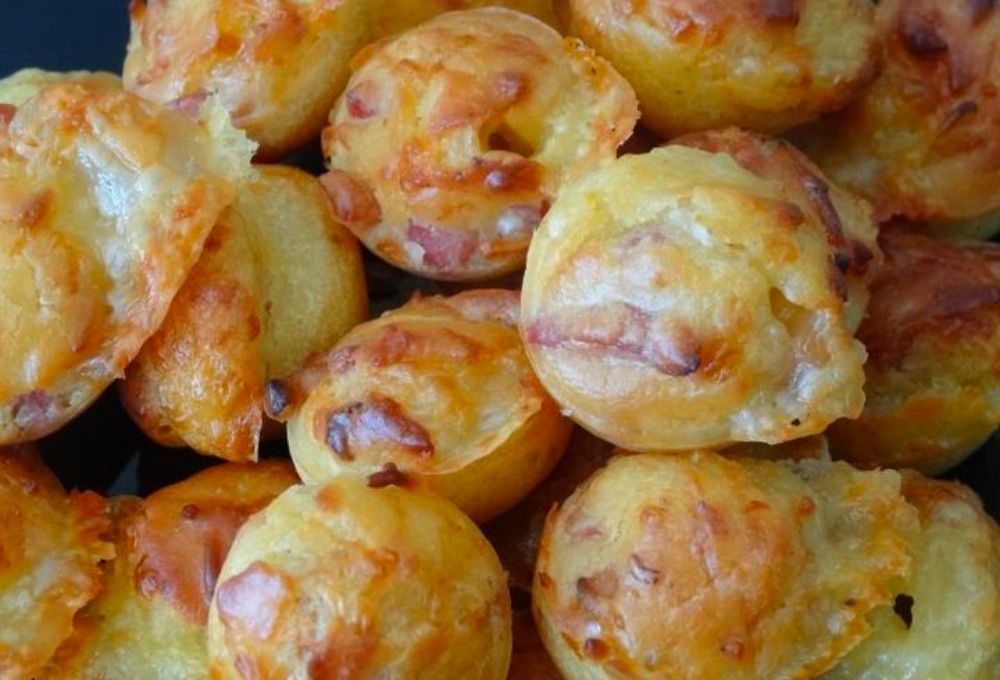 Bouchées lardons Comté