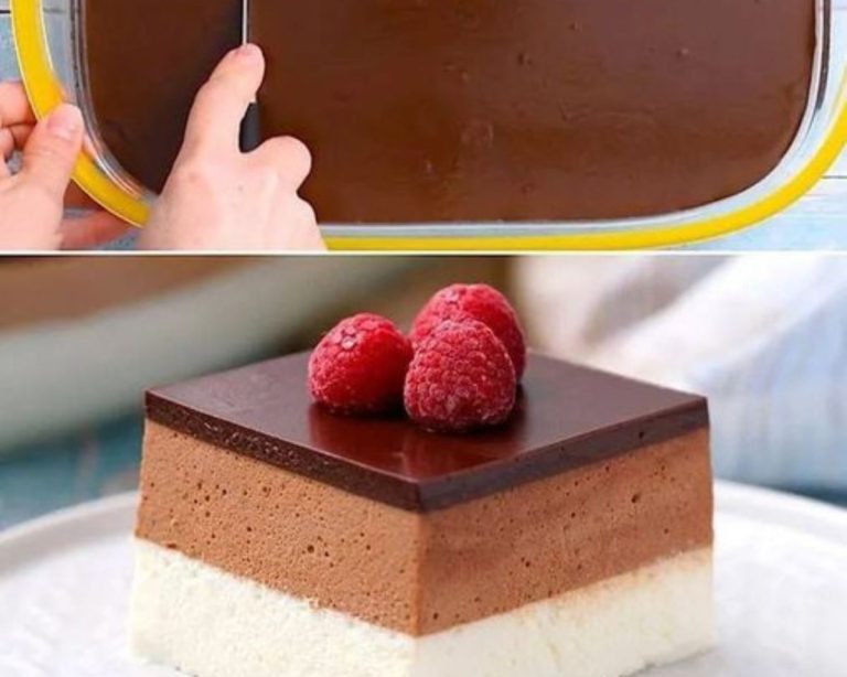 le Gâteau au Fromage Triple Chocolat Sans Cuisson est une création divinement délicieuse. Suivez ces étapes simples pour créer un dessert