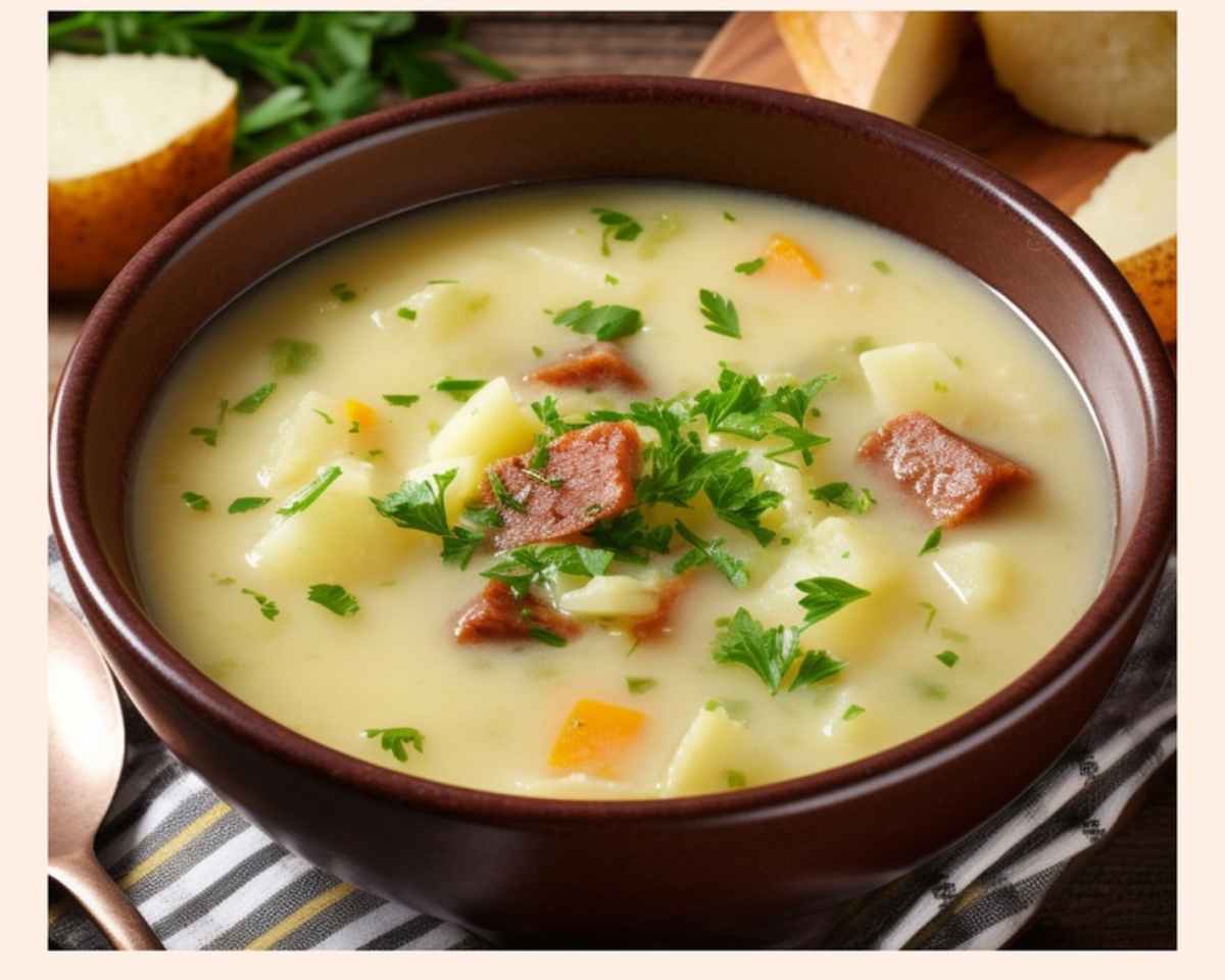 SOUPE DE POMMES DE TERRE