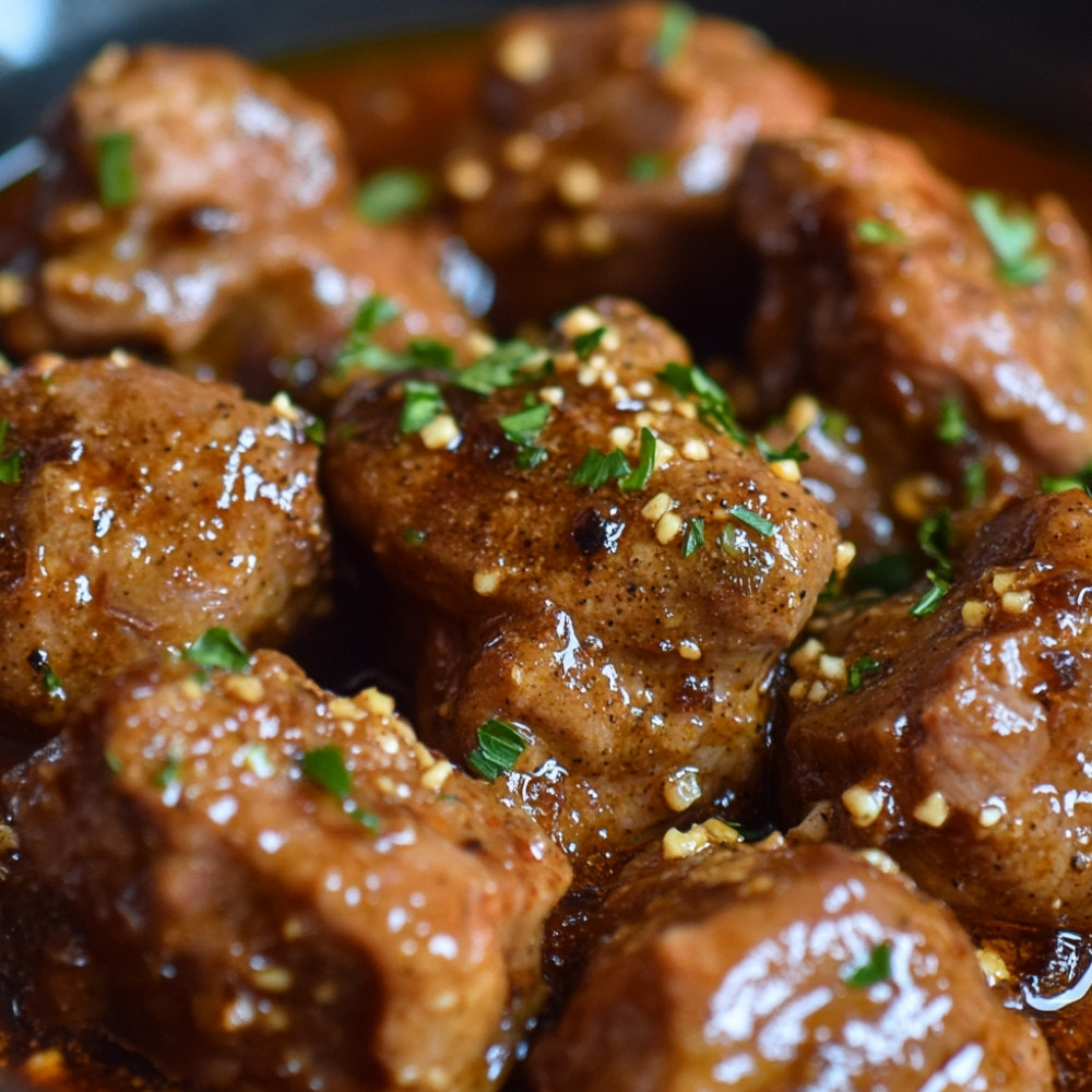 Boulettes de porc sauce chili et Dijon à la mijoteuse