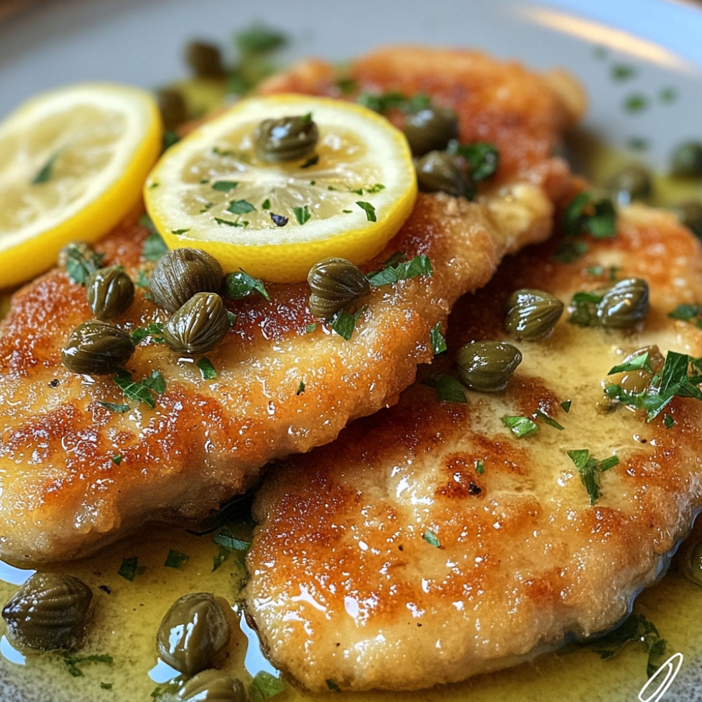 Escalopes de veau piccata