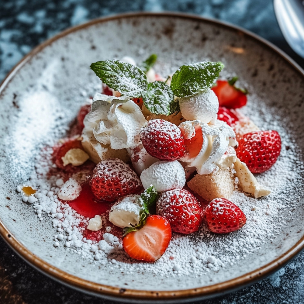 Eton Mess aux fraises