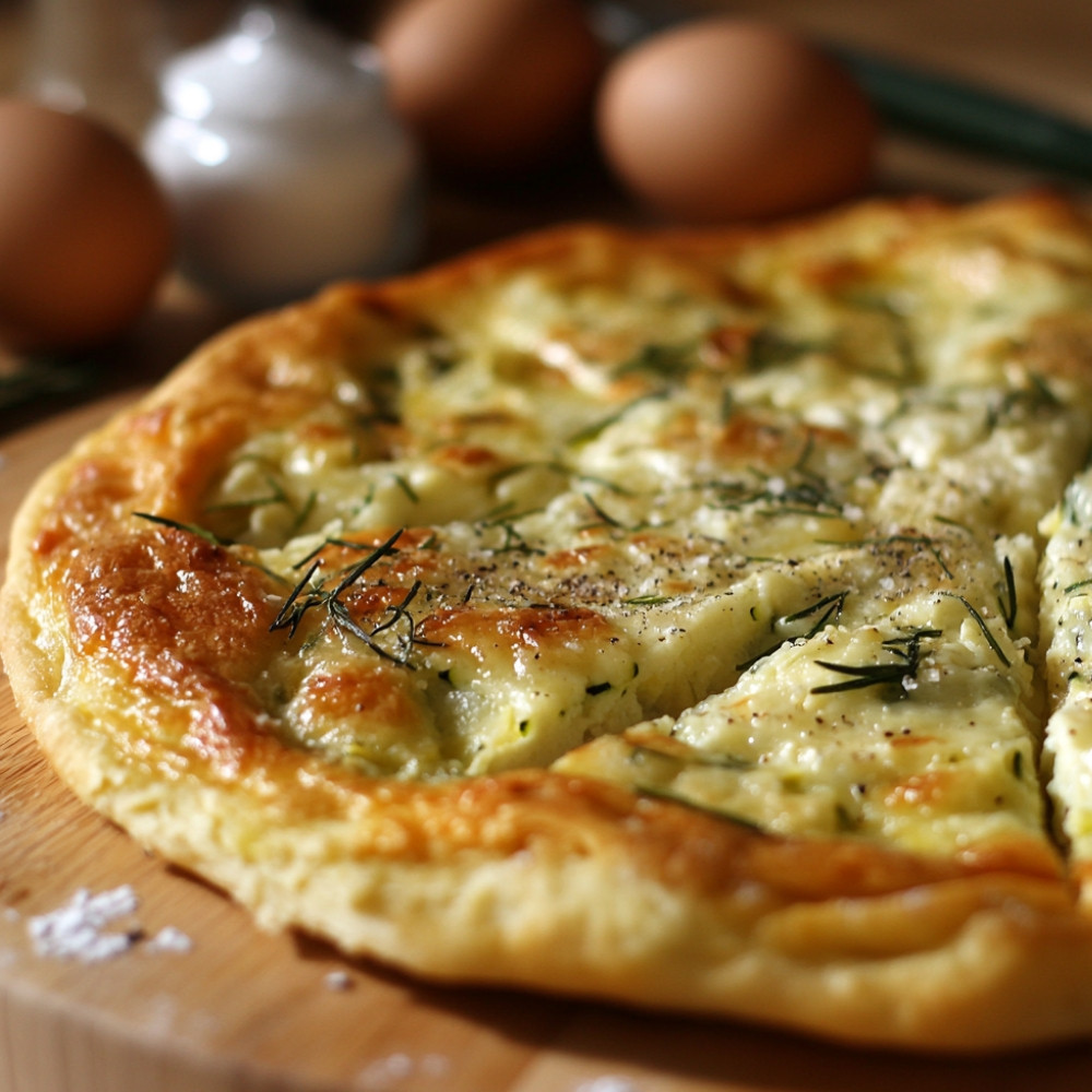 Galettes minces aux courgettes et fromage