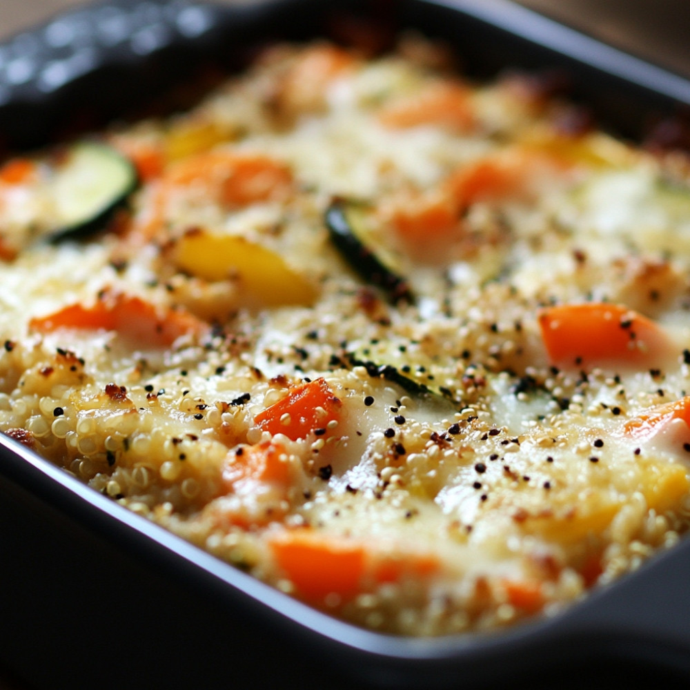 Gratin de légumes et quinoa