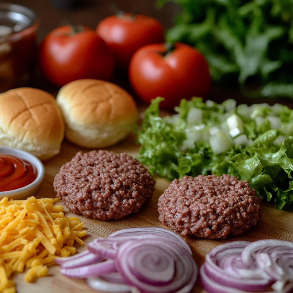 Mini pâtes hamburger