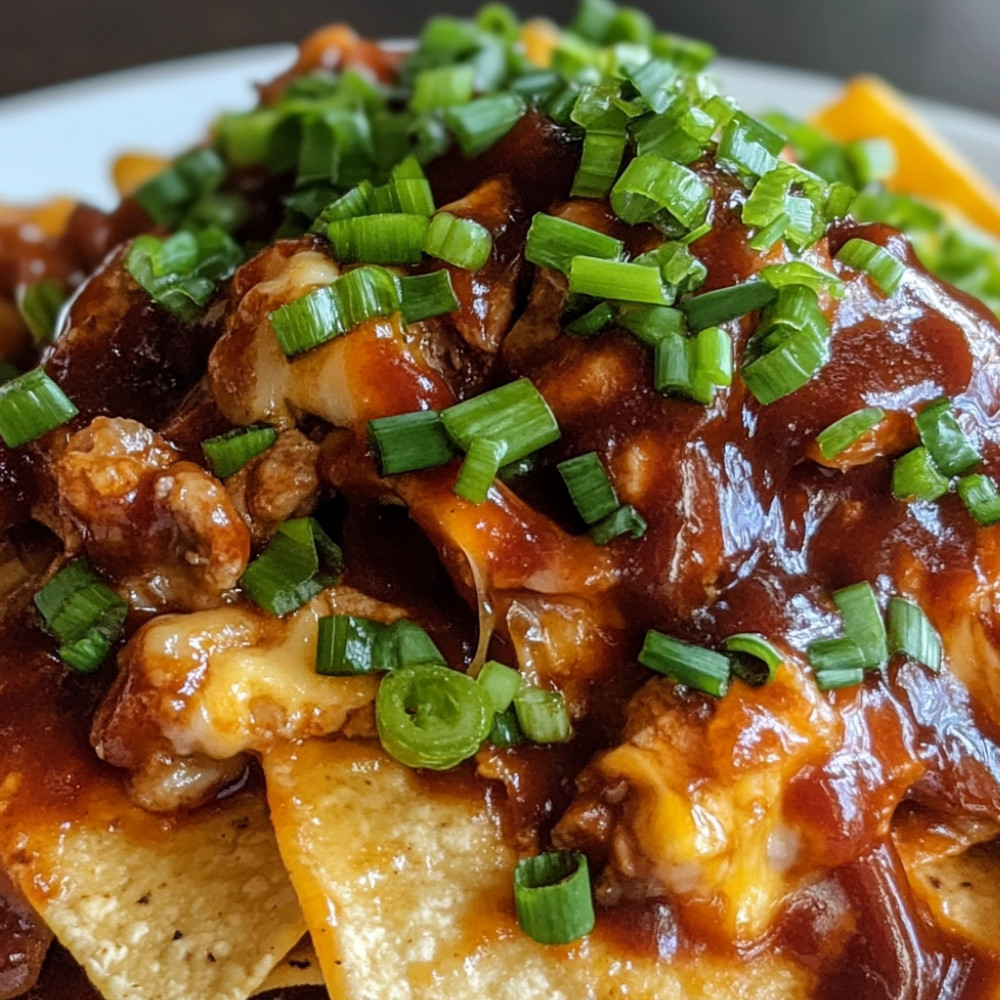 Nachos au fromage en grains sur le BBQ