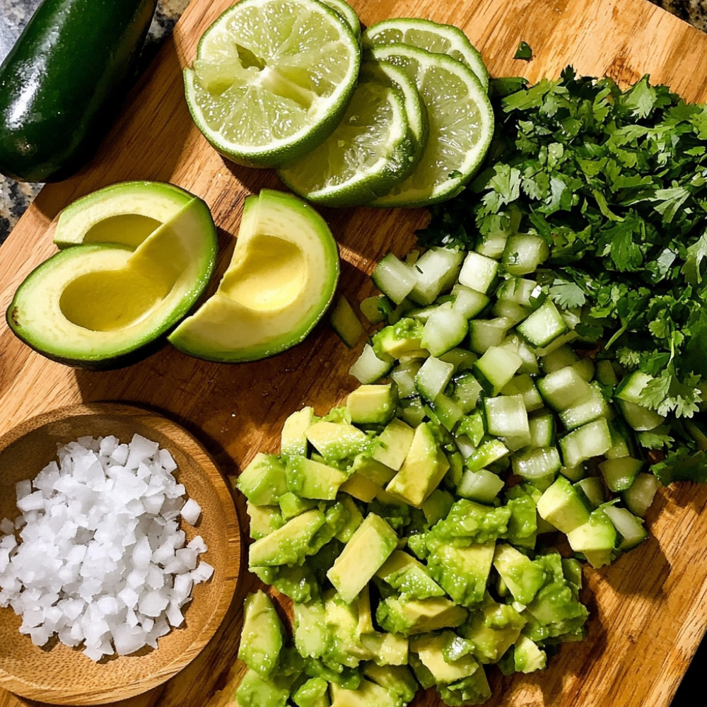 Salsa d'avocat et de poblano