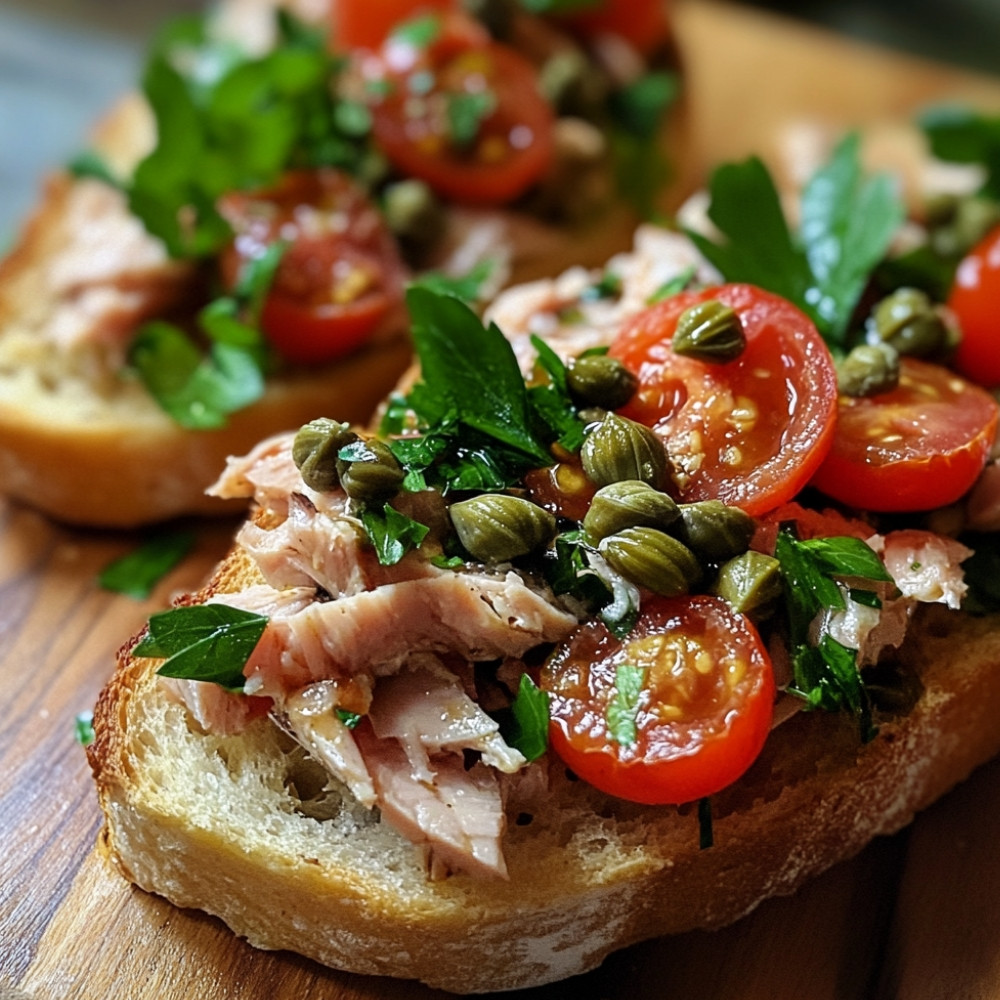 Sandwichs au thon à la toscane