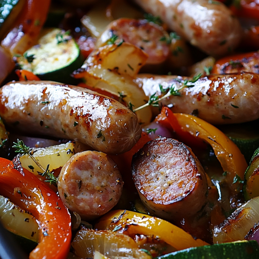 Sauté de légumes et saucisses merguez à l'autocuiseur