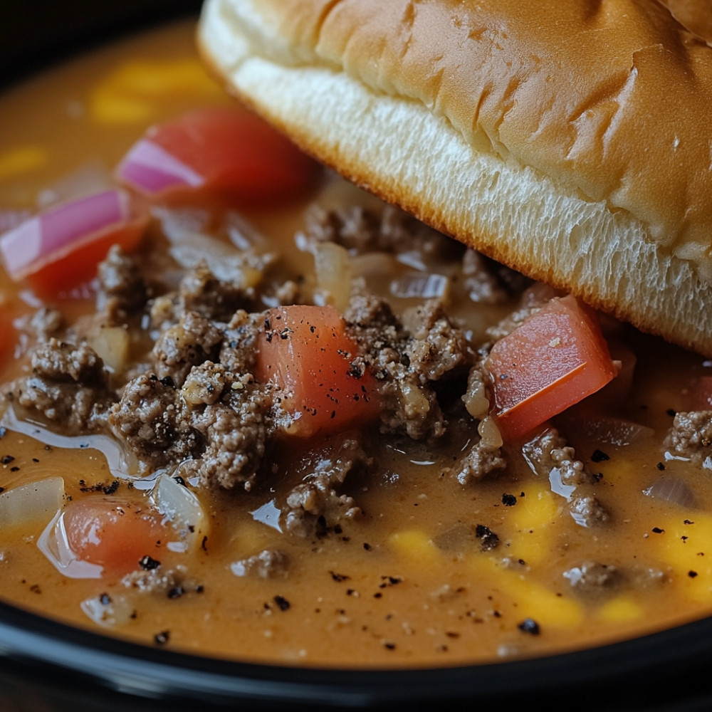 Soupe cheeseburger