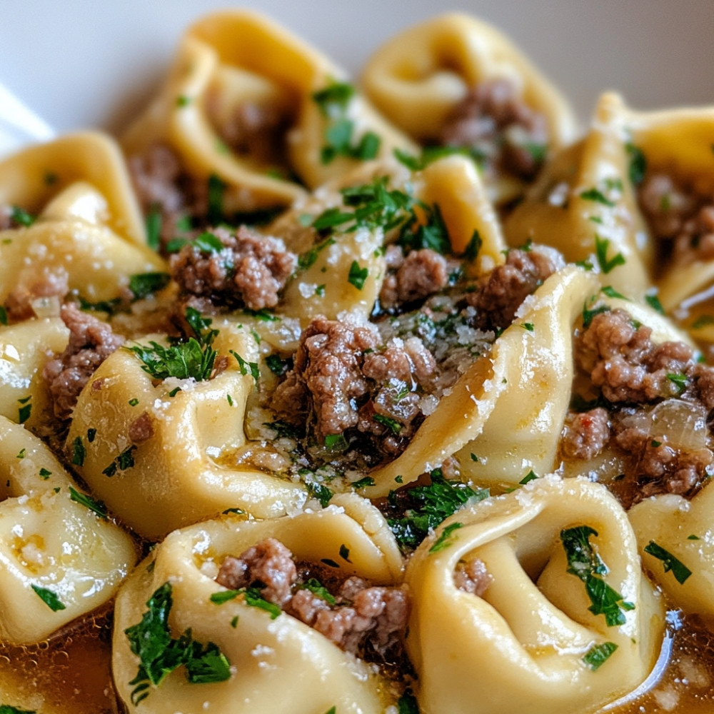 Tortellinis au bœuf à fondue