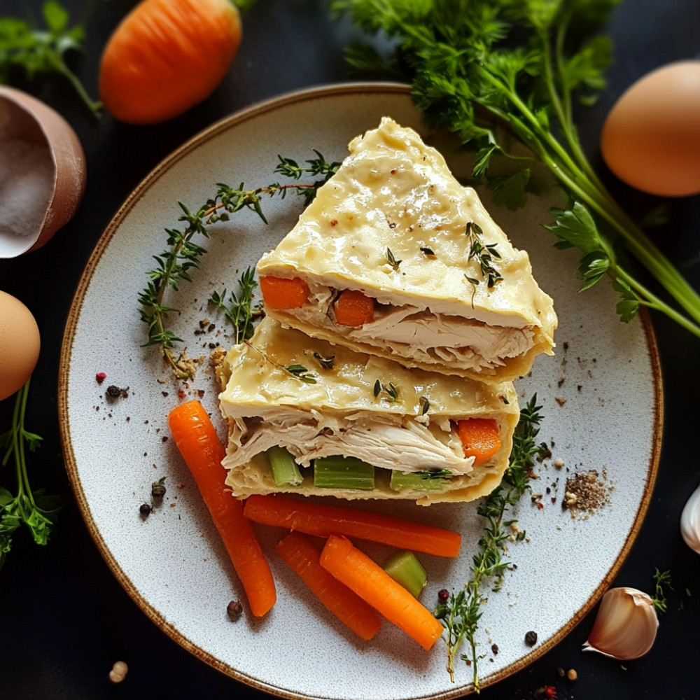 Tourte étagée aux légumes