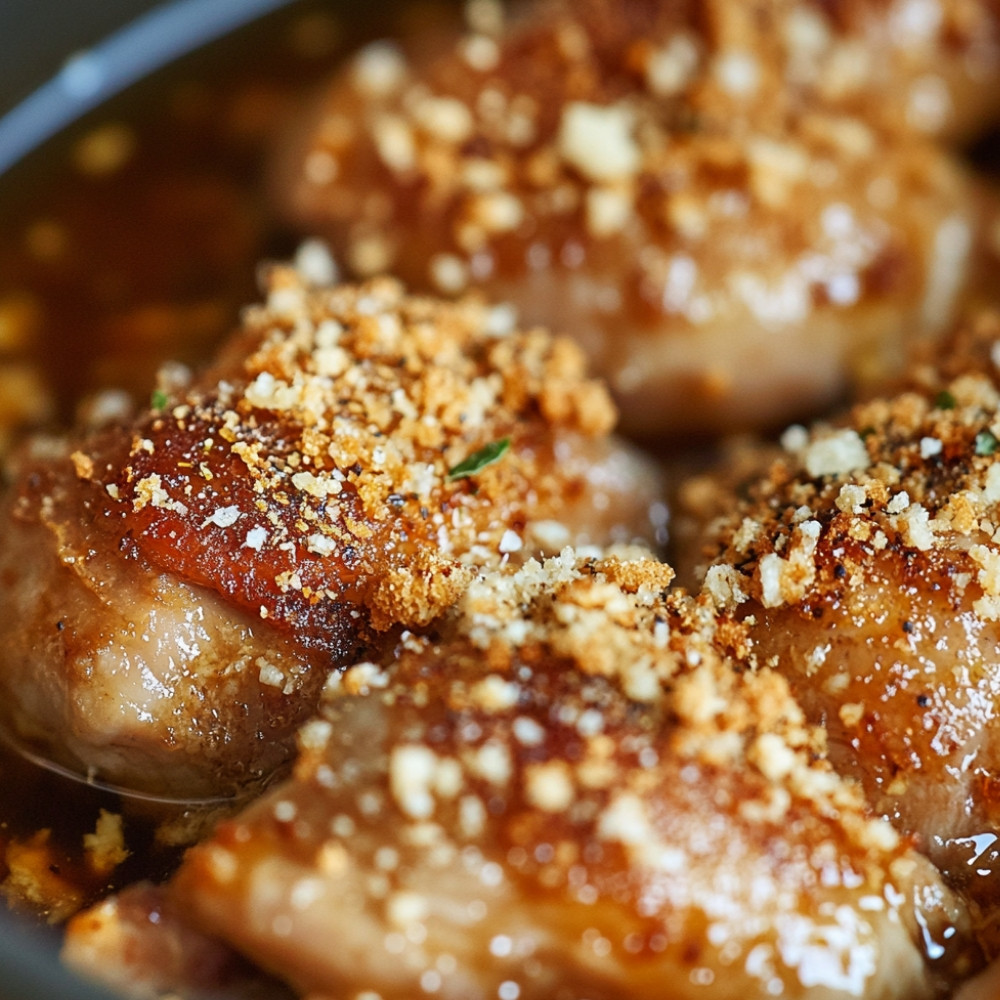 Boulettes de poulet moutarde et érable à la mijoteuse