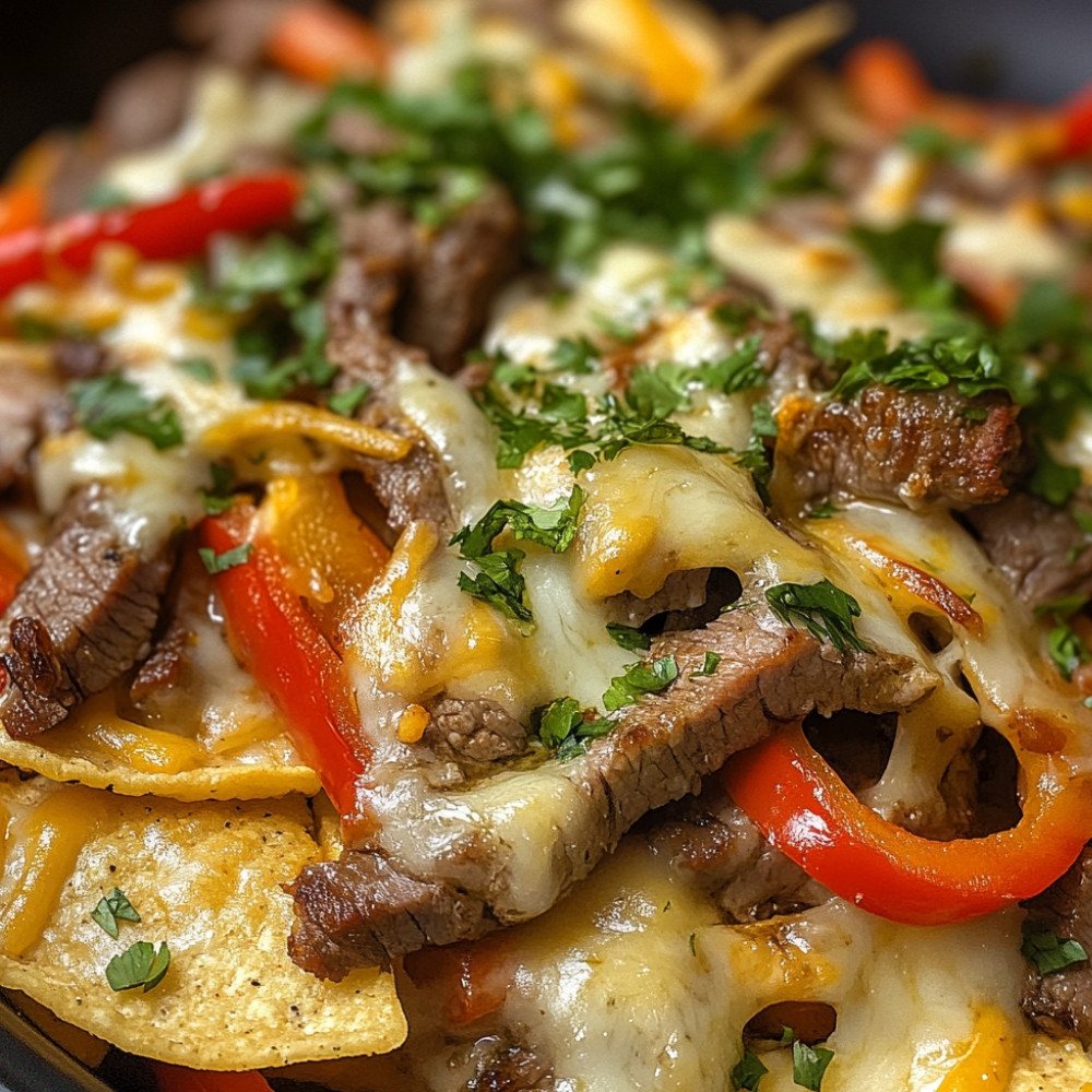 Nachos au boeuf et légumes