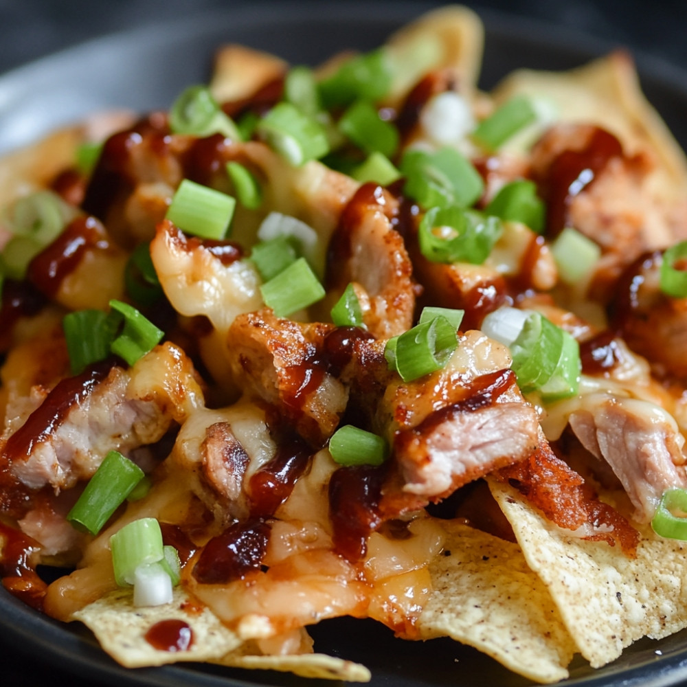 Nachos au fromage en grains sur le BBQ