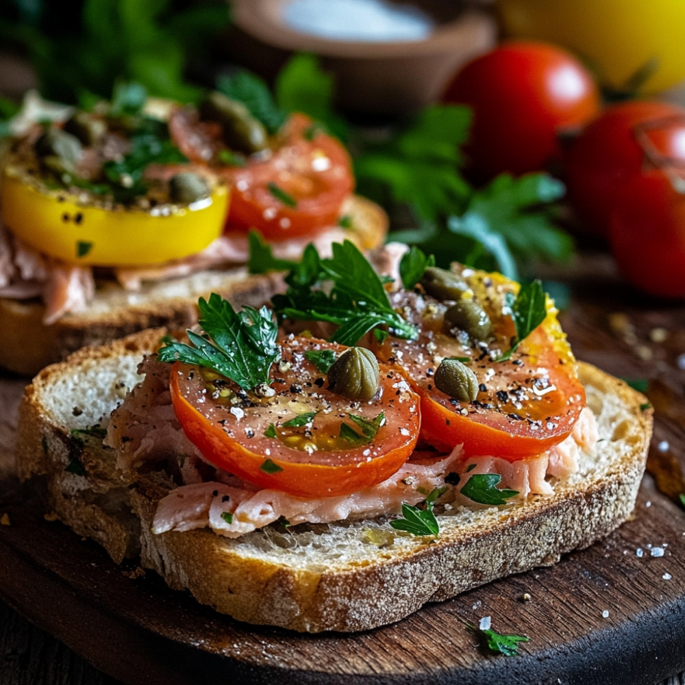 Sandwichs au thon à la toscane