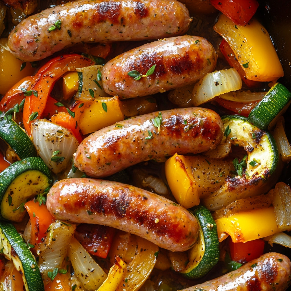 Sauté de légumes et saucisses merguez à l'autocuiseur