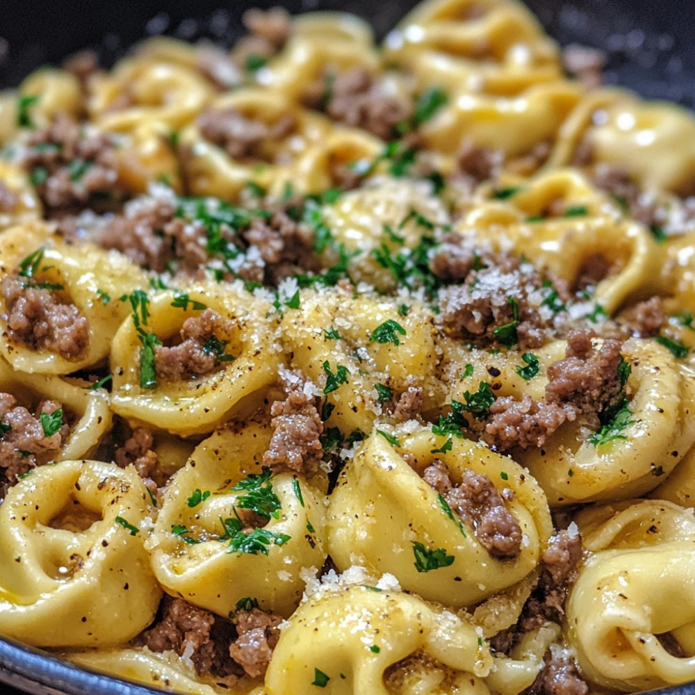 Tortellinis au bœuf à fondue