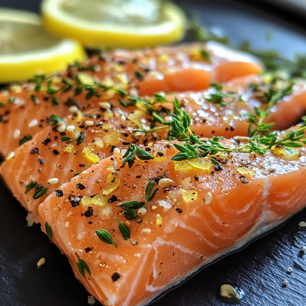 Truite grillée farcie au citron et aux herbes