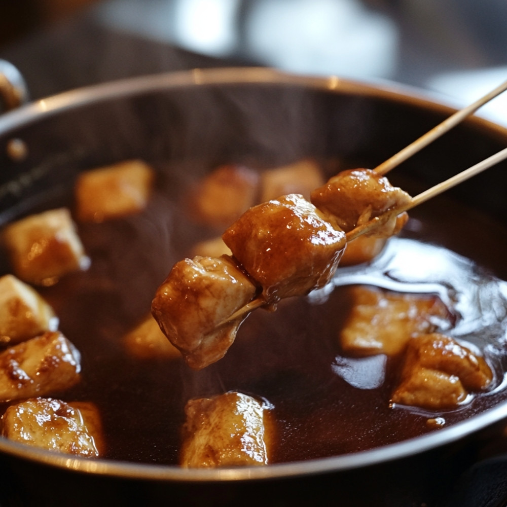 Bouillon à fondue au poulet