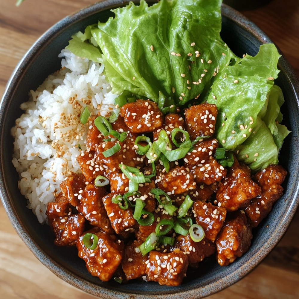 Bulgogi épicé de tempeh