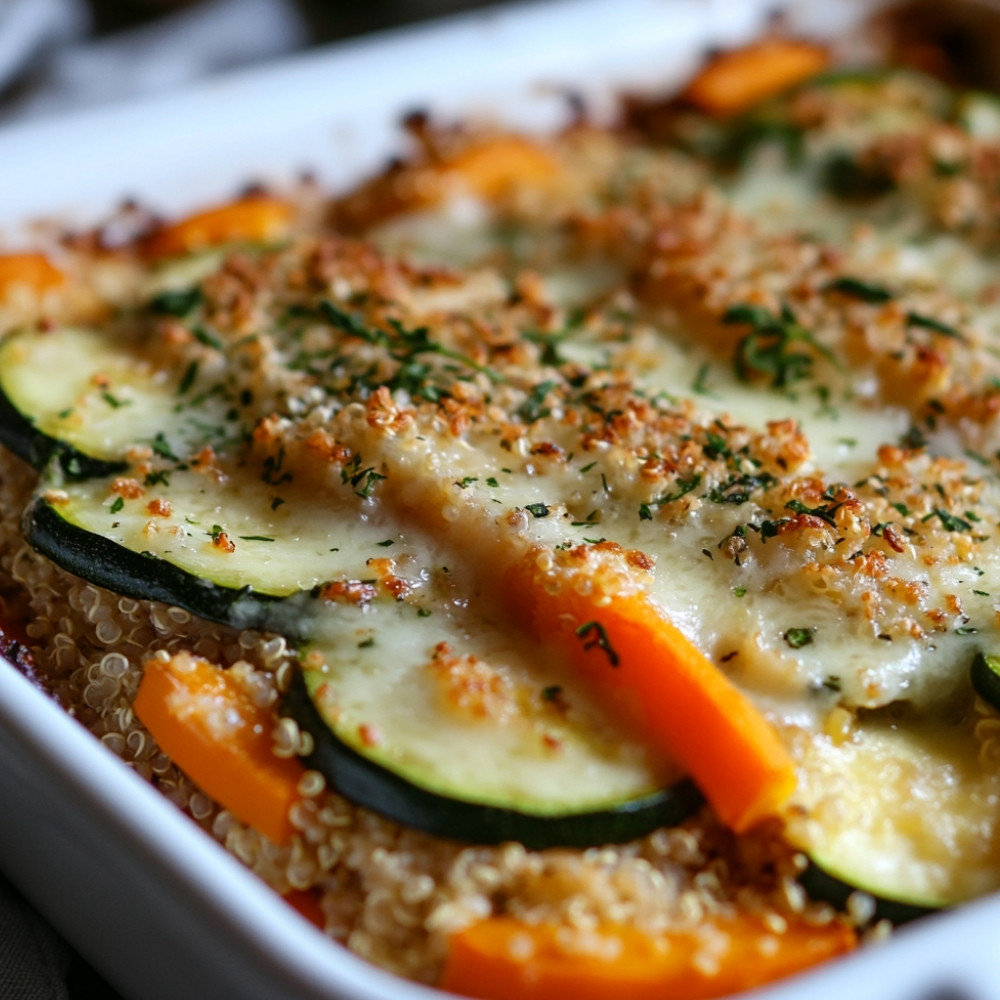 Gratin de légumes et quinoa