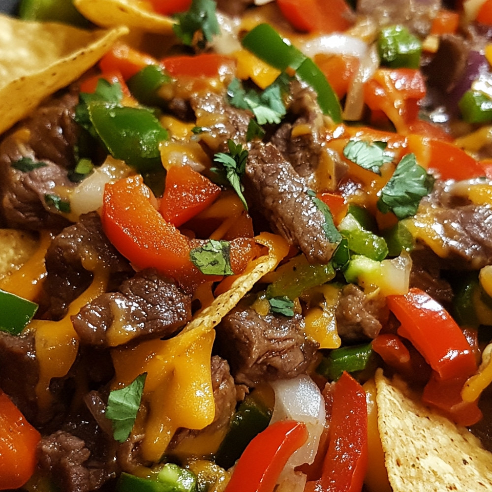 Nachos au boeuf et légumes