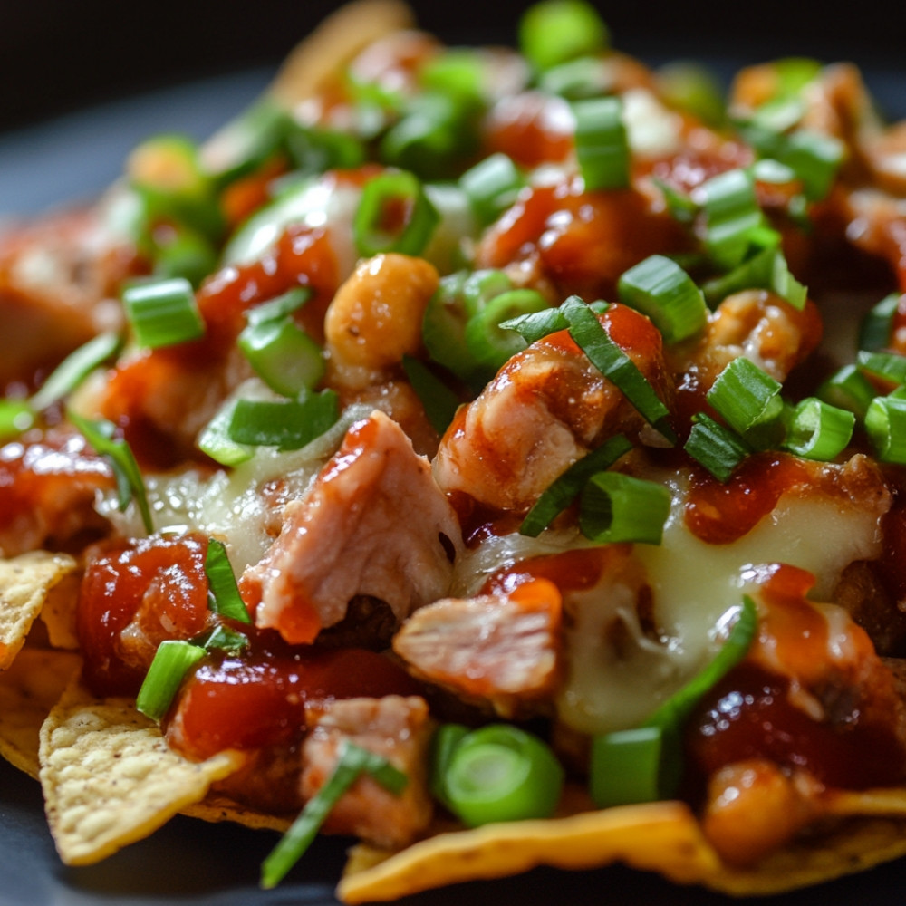 Nachos au fromage en grains sur le BBQ