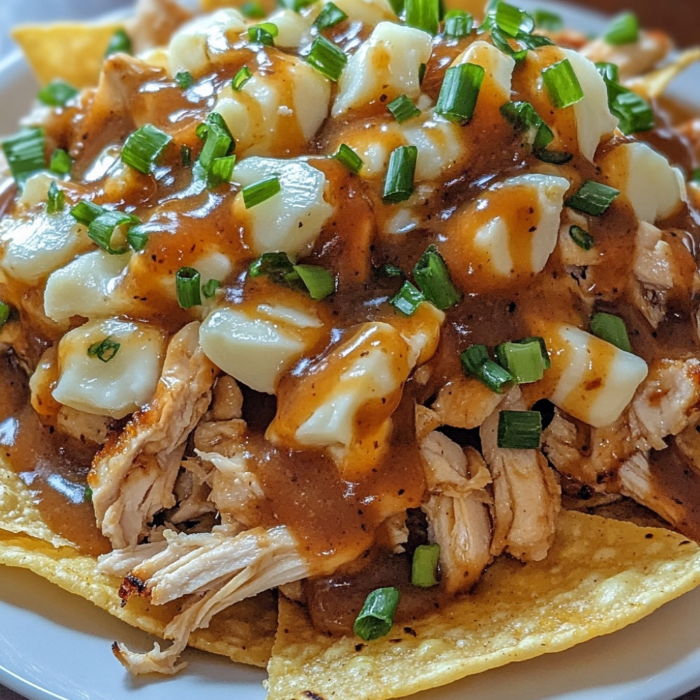 Nachos style poutine