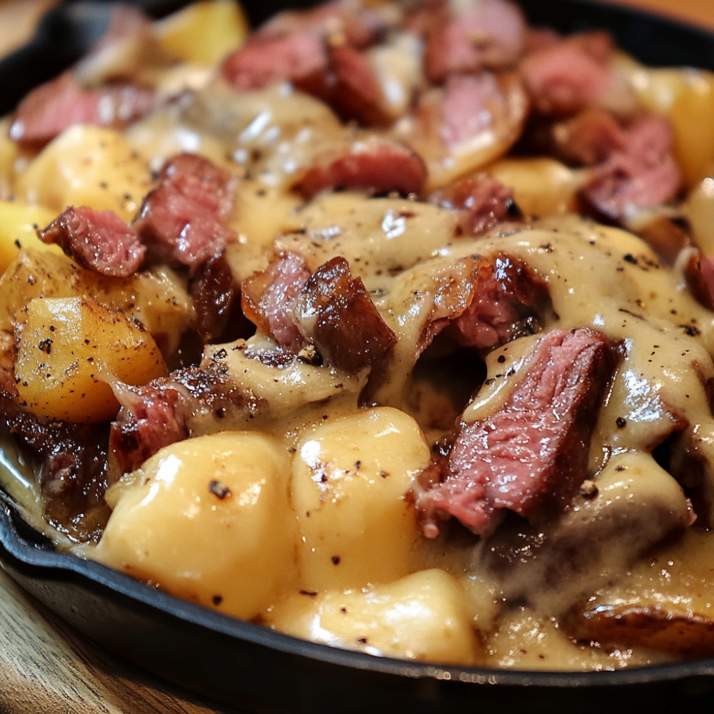 Poutine familiale au smoked meat