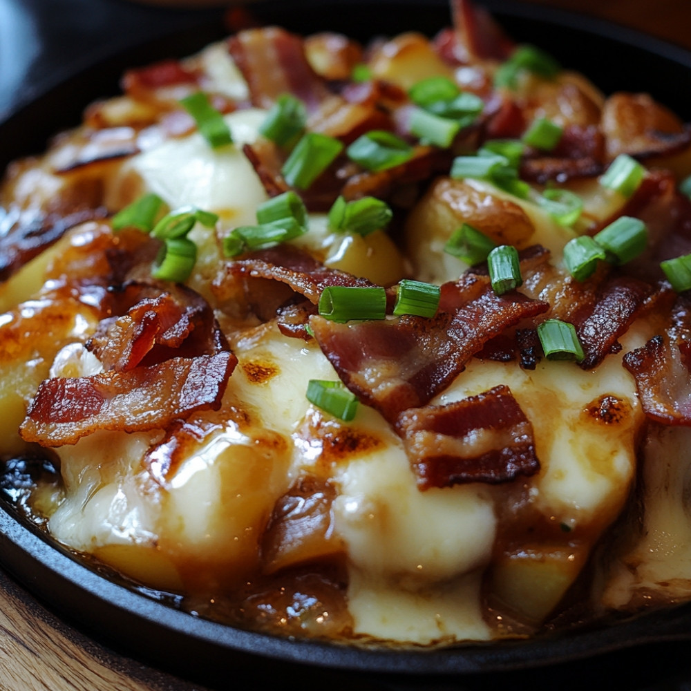 Poutine raclette sur le barbecue