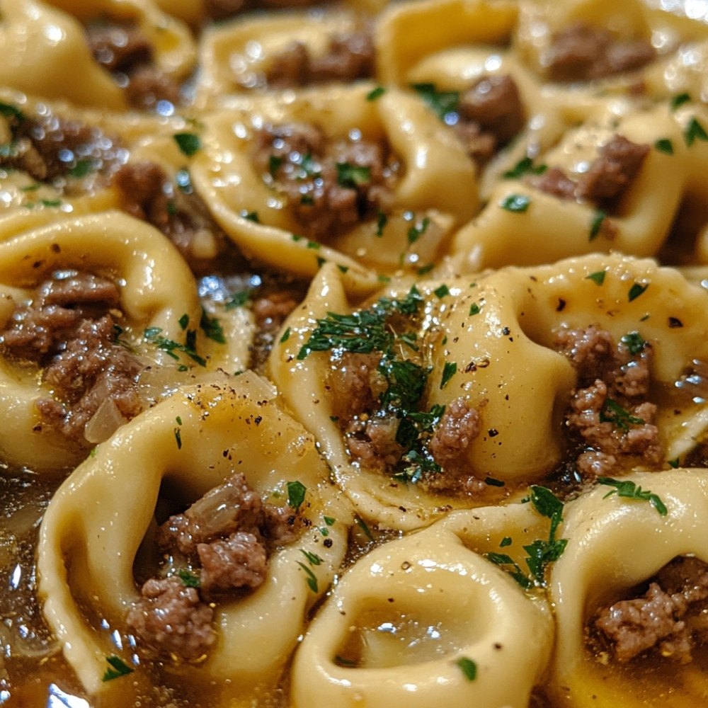 Tortellinis au bœuf à fondue