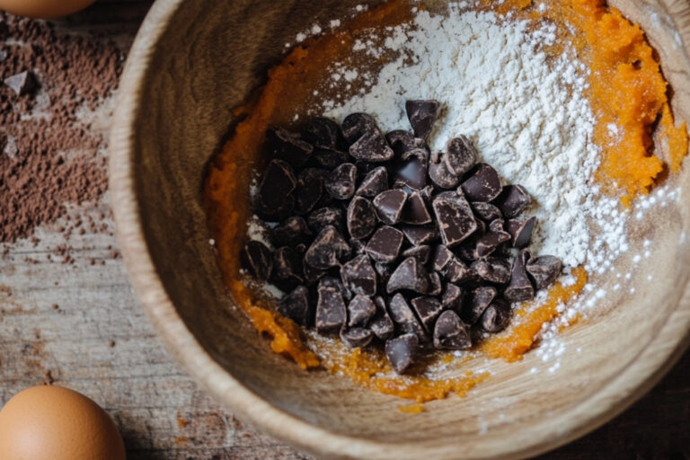 Biscuits aux morceaux de chocolat et à la courge