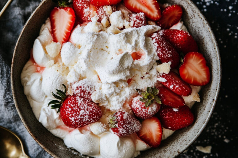 Eton Mess aux fraises