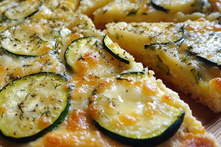 Galettes minces aux courgettes et fromage