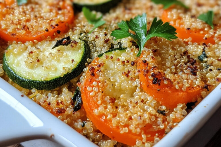 Gratin de légumes et quinoa