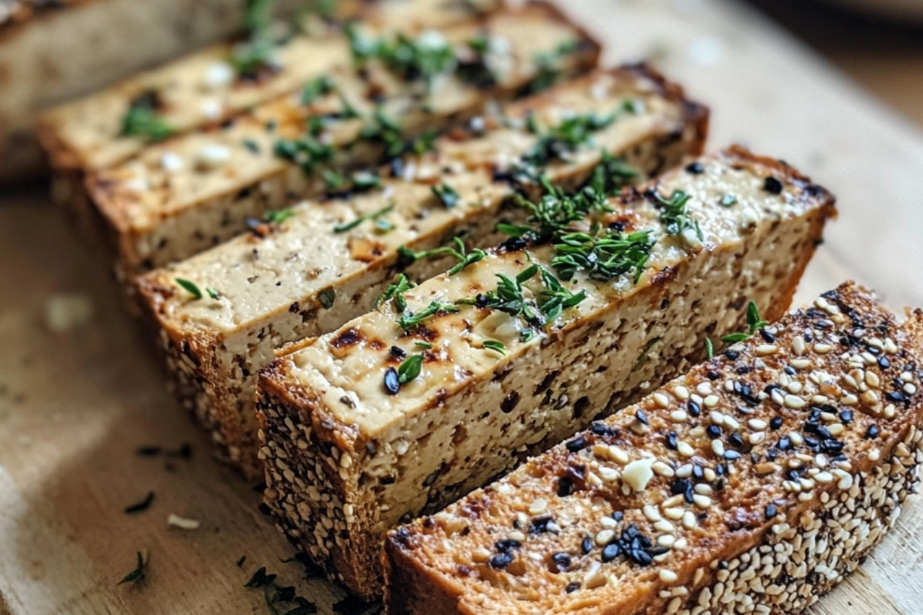 Pain grillé à la tartinade de tofu