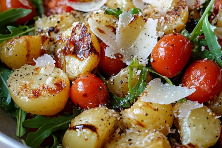 Salade de pommes de terre rôties à l'italienne