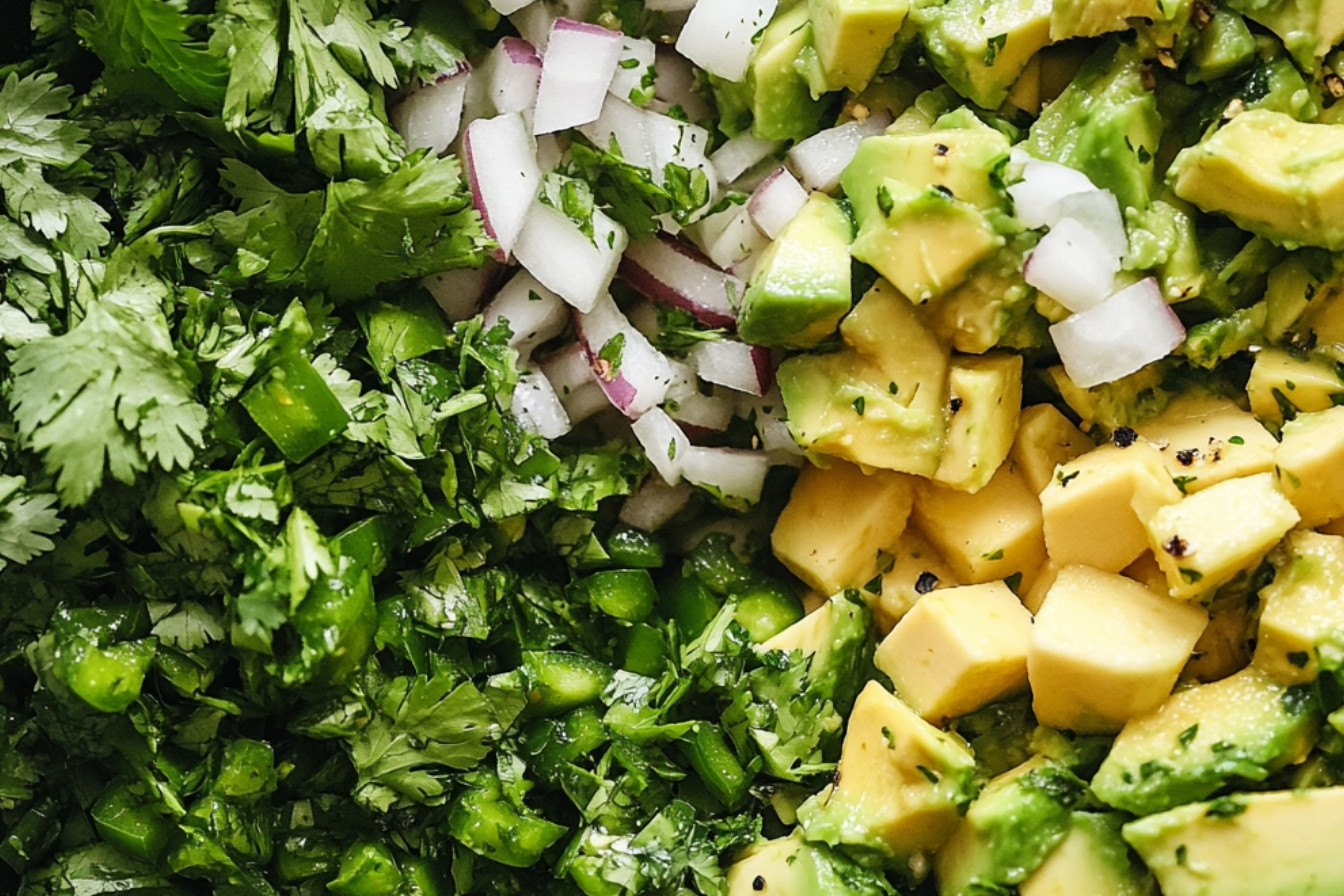 Salsa d'avocat et de poblano