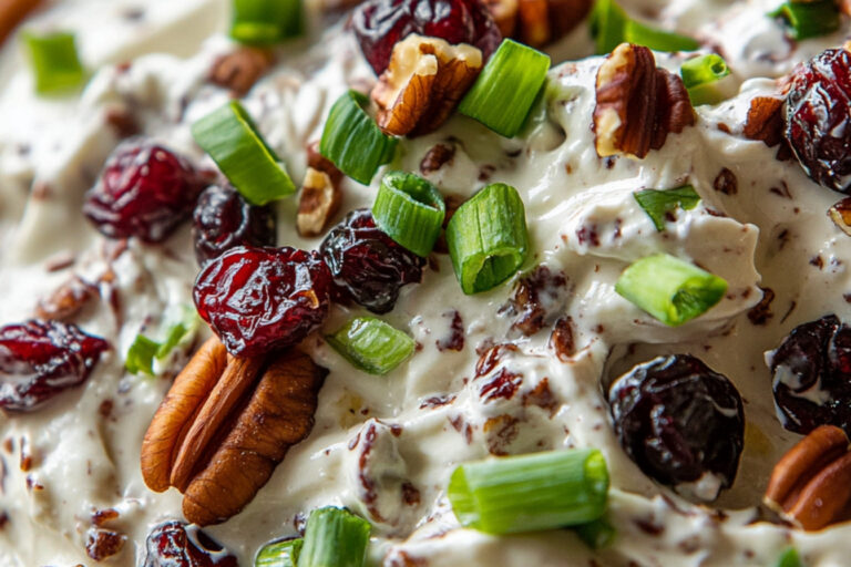 Trempette de fromage à la crème aux canneberges